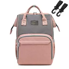 Bolsa de fraldas com grande capacidade para mamãe, mochila para bebê multifuncional, a prova d'água, para viagens, para cuidado da criança - loja online