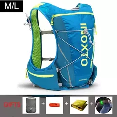 Mochila para homens e mulheres, sacos de esporte ao ar livre, trilha, maratona, corrida, caminhada, opção, bolsa de água, frasco, 8L - comprar online