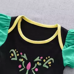 Imagem do Baby Romper TUTU Vestido Com Headband Infantil Baby Princess Girl Roupas Tamanho 3-18M Cute Design Baby Dress Party Trajes