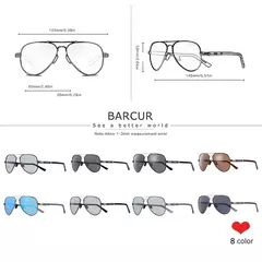 BARCUR-Óculos de sol polarizados para homens, acessórios para óculos, condução, pesca, caminhadas, óculos de sol - comprar online