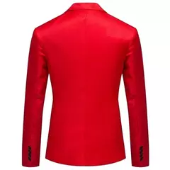 Jaqueta de negócios casual slim fit masculina, blazer vestido, terno de casamento, coquetel, nova moda