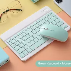 Teclado e mouse bluetooth para ipad xiaomi samsung huawei telefone tablet fino mini teclado sem fio para android ios windows - Wolf Magazine