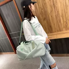 Multifuncional Sports Gym Bag para mulheres, sacola de natação, saco molhado seco, bolsas de ombro Weekend Fitness Duffle, sapatos de ioga Daypack na internet
