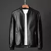 Jaqueta masculina de couro PU bombardeiro para motocicletas, jaqueta de beisebol, moda casual, plus size, 7XL, 2020, J410