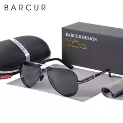 Imagem do BARCUR-Óculos de sol polarizados para homens, acessórios para óculos, condução, pesca, caminhadas, óculos de sol