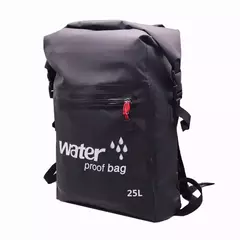 PVC natação impermeável saco seco, correias duplas, rafting esportes, caiaque, canoagem, kit de viagem, mochila, armazenamento, 25L - Wolf Magazine