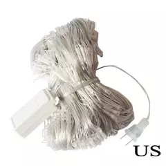 Impermeável Net Mesh Luzes LED, Fada Cortina, Guirlanda, Exterior, Jardim, Decoração de Casamento, Festa de Natal, 3m, 6m, 12m na internet
