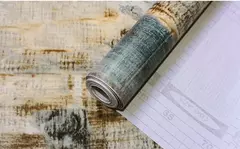 Papel de parede de madeira para decoração de bancada, papel de parede removív - Wolf Magazine