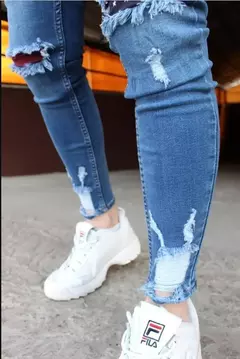 Calças de brim masculinas calças de brim denim calças casuais tendência calças de brim magros para homens moda calças de lápis roupas masculinas - loja online
