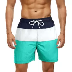 ESCATCH-Shorts de banho de secagem rápida masculina, forro de malha respirável, surfe, ginásio esportivo, maiô de praia, moda, novo, verão