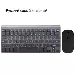Ultra fino teclado sem fio e mouse combo, baixo ruído, computador, laptop, Windows, Mac - loja online