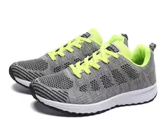 Sapatos rasos de malha respirável para mulheres, sapatos vulcanizados, tênis de ginástica, calçados casuais, branco, moda feminina, 2021 na internet