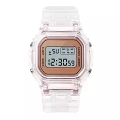 Luxo feminino rosa ouro silicone relógios moda feminina led relógio digital casual senhoras relógio eletrônico reloj mujer 2022 na internet