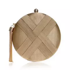 Imagem do Sekusa-bolsa de noite com borla feminina, bolsa de ombro com corrente, festa de casamento