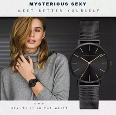 Pulseira de aço inoxidável impermeável para mulheres, relógio de pulso de luxo, movimento de quartzo japonês, qualidade japonesa, um plus plus size, transporte da gota - Wolf Magazine