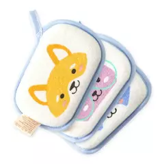 Cute Baby Bath Sponge Crianças Crianças Crianças Crianças Recém-nascidos Adultos Cleaning Brush Towel Soft Inirritative Bath Foam Shower Sponge - comprar online