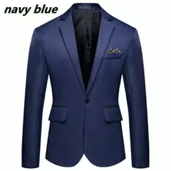 Jaqueta de negócios casual slim fit masculina, blazer vestido, terno de casamento, coquetel, nova moda - loja online