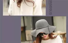 Wide Brim Fedora Chapéus para Mulheres e Homens, Felt Bowler, Hawkins, Ladies 'Trilby, Feminino, Jazz, Igreja, Padrinho, Sombrero Caps, Lã na internet