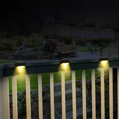Impermeável LED Solar Stair Light, Jardim ao ar livre Passagem Pátio Terraço Guardrail Step Light, Luz Paisagem, 1 Pc, 4 Pcs, 10 Pcs, 20Pcs na internet