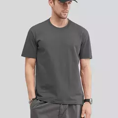 Camiseta de algodão de mangas curtas para homens e mulheres, camiseta masculina, tops simples básicos para meninos e meninas, tamanho grande 5XL, boa qualidade, venda de verão - comprar online