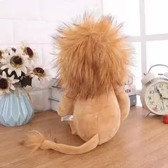 Imagem do Brinquedos de pelúcia de pelúcia para crianças, bonecas macias, selva, leão, elefante, tigre, cachorro, raposa, macaco, veado, presente kawaii para crianças, hobbie