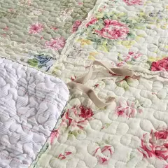 Coreano floral xadrez retalhos colcha para cama duplo algodão acolchoado conjunto capa de cama colcha verão fronhas artesanal na internet