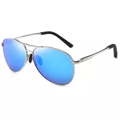 Óculos polarizados para aviação com armação Metail para homens, óculos de sol com mudança de cor, masculino Day Night Vision Driving - loja online
