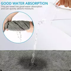 Super absorvente grande filhote de cachorro cão de estimação toalha roupão toalhas de banho de secagem rápida gato toalha de banho suprimentos de banho toalha de cão microfibra - comprar online