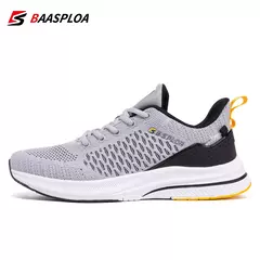 Tênis de corrida leve para homens baasplea, tênis casual masculino, com renda, esportes ao ar livre, tênis, designer de malha, 2023