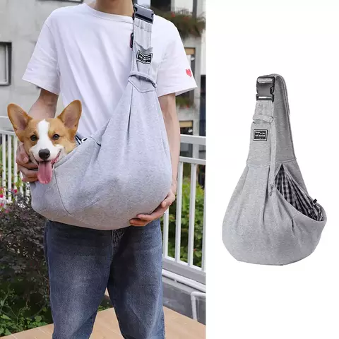 Bolsa de transporte para cães de estimação, bolsa de ombro para viagem ao ar livre, filhote de cachorro, confortável, bolsa tote, gatinho, corgi, transporte de animais de estimação