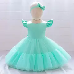 Princesa vestido para menina, vestido de festa, aniversário, casamento, traje de criança, 1 ano, verão - comprar online