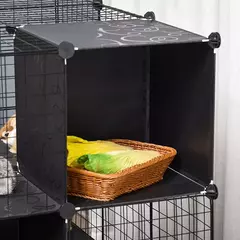 Dobrável pet cercadinho caixa cerca de ferro cachorro canil casa filhote de cachorro coelho cão portão suprimentos exercício gaiola treinamento na internet