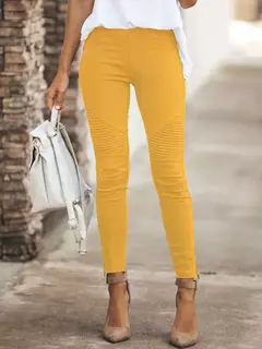 Mulheres Outono Calças de Cintura Alta Calça Mulheres Escritório Cinza Chique Elegante OL Vestuário Calças Lápis ZYYX-WDC8507