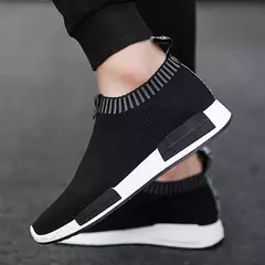 Sapatos de corrida de caminhada para homem sapatos de corrida de tênis de homem de meia 38-47 super leve respirável