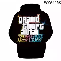 Homens e mulheres Grand Theft Auto Game Gta 4 Hoodies impressos, moletom com capuz infantil, pulôver para meninos e meninas, 3D, novo, 2020 - comprar online