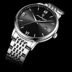 Relógio de quartzo impermeável de luxo masculino, relógios esportivos masculinos, relógio de pulso casual, data relógio, marca superior, 30m, 2024 - loja online