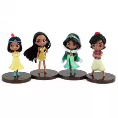 Imagem do Q Posket Princesa Figura Brinquedos, Bonecas Modelo PVC, Rainha da Beleza, 9Pcs, 7cm