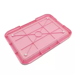 Vaso sanitário portátil para treinamento de cães, vaso sanitário para animais de estimação, para cães pequenos, gatos, caixa de areia, suporte para almofada de cachorro, bandeja, suprimentos para animais de estimação - comprar online