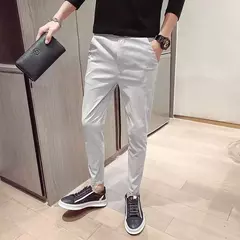 Calças casuais coreanas para homens, vestido de negócios, vestido social e formal - comprar online