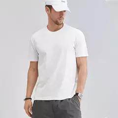 Camiseta de algodão de mangas curtas para homens e mulheres, camiseta masculina, tops simples básicos para meninos e meninas, tamanho grande 5XL, boa qualidade, venda de verão - loja online
