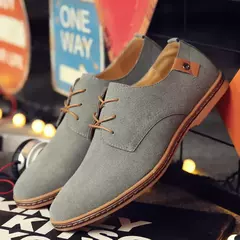 Sapatos Oxford clássicos para homens, tênis Oxford casual, calçado confortável, flats de vestido, tamanho grande, primavera 2024 na internet