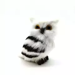 Harryy potters 7cm bonito coruja nevada hedwig vida real coruja carta entrega boneca brinquedos bonitos aniversário natal adultos crianças figura presente - loja online