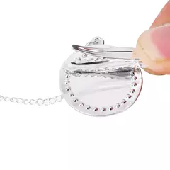 Clipe de chupeta personalizado bebê titular chupetas de luxo recém-nascido prata Bling mordedor de silicone transparente infantil livre de BPA - comprar online