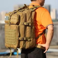 Mochila de Nylon impermeável, sacos ao ar livre, mochilas esportivas táticas, camping, caminhadas, trekking, pesca, caça, 30L, 50L, 1000D - Wolf Magazine