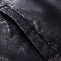 Jaqueta de couro do falso dos homens da motocicleta 8xl jaquetas masculinas preto jaqueta de couro masculino outwear masculino do plutônio de couro dos homens casacos marca - comprar online