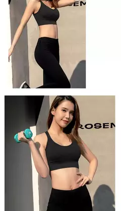Imagem do Sutiã esportivo seco rápido à prova de choque para mulheres, sutiã acolchoado, sutiã push up, sutiã de ginástica, treino sem costura, ioga reunir