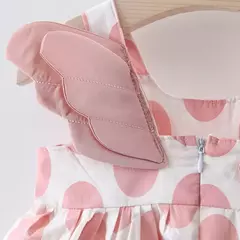 Conjuntos de roupas de verão para bebês, vestido sem mangas, calças curtas e vestido, patchwork listrado, fofo, 6-24M, 2 pcs, 2023 - comprar online