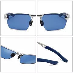 Gcv ultraleve quadro polarizado óculos de sol eyewear masculino moda estilo esportes condução pesca masculino viagem ao ar livre óculos uv - comprar online