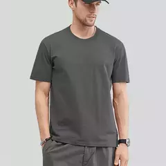 Camiseta de algodão de mangas curtas para homens e mulheres, camiseta masculina, tops simples básicos para meninos e meninas, tamanho grande 5XL, boa qualidade, venda de verão na internet