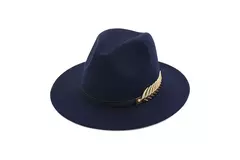 Chapéu Fedora feminino com cinto de pérolas, boné Trilby Vintage, chapéu Panamá de feltro, lã quente, jazz feminino - Wolf Magazine
